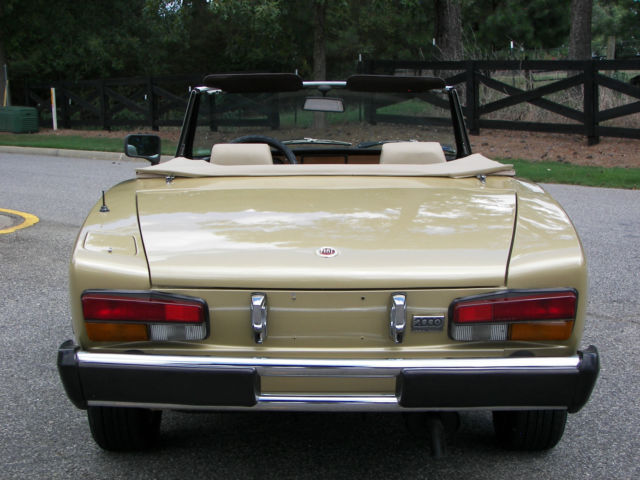 1981 Fiat Spider 2000 Spider 2000 - photo 8