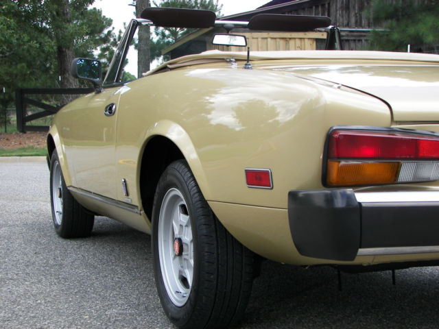 1981 Fiat Spider 2000 Spider 2000 - photo 9