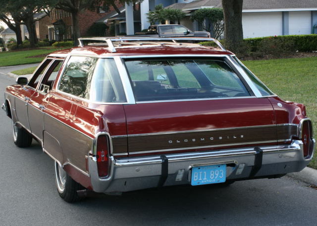 RARE LOW MILE SURVIVOR -1973 Oldsmobile 98 Custom Cruiser - 64K ORIG MILES 1973 Oldsmobile Ninety-Eight CUSTOM CRUSIER WAGON - 64K MI