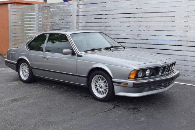 1988 BMW 6-Series 635 CSI / manual gear box / LOW MILES