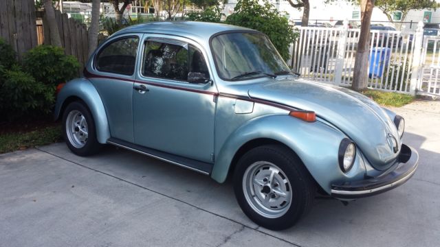 RARE MARATHON BLUE SPORTS BUG EDITION SUPER BEETLE 1973 Volkswagen Beetle - Classic Sports Edition