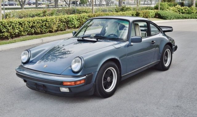 Rare Marina Blue - Clean Carfax - Service History - Same Owner Since 88' - G50 1987 Porsche 911