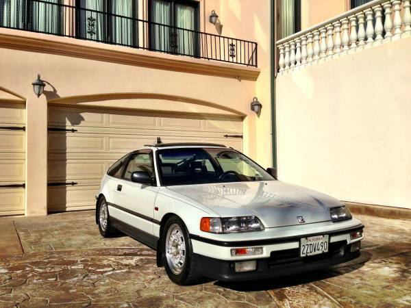 RARE MINT OEM White Honda CRX Si only 87k Original Miles Mugen NR10 1991 Honda CRX Si