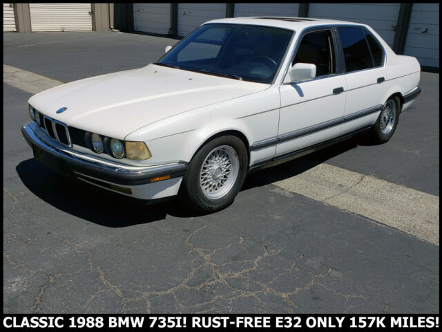 **RARE MODERN CLASSIC 1988 BMW E32 CHASSIS 735i! 99,9% RUST-FREE + NO RESERVE!** 1988 BMW 7-Series 735i
