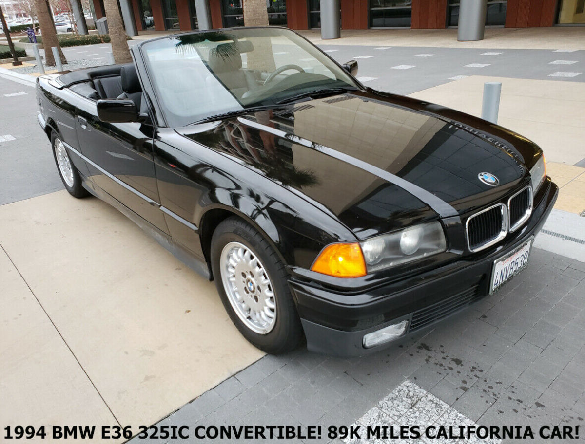 RARE MODERN CLASSIC 1994 BMW 325I 325IC CONVERTIBLE 89K MILES CALIFORNIA E36! 1994 BMW 3-Series