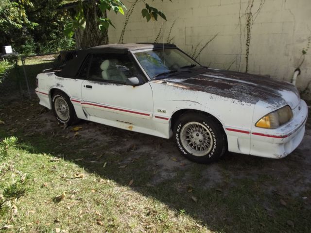 Rare Mustang G T 5.0 Convertible 1987 Ford Mustang GT