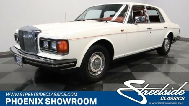 Rare Original Actual Low Classic Vintage Collector White Red Luxurious V8 Auto D 1982 Bentley Mulsanne --