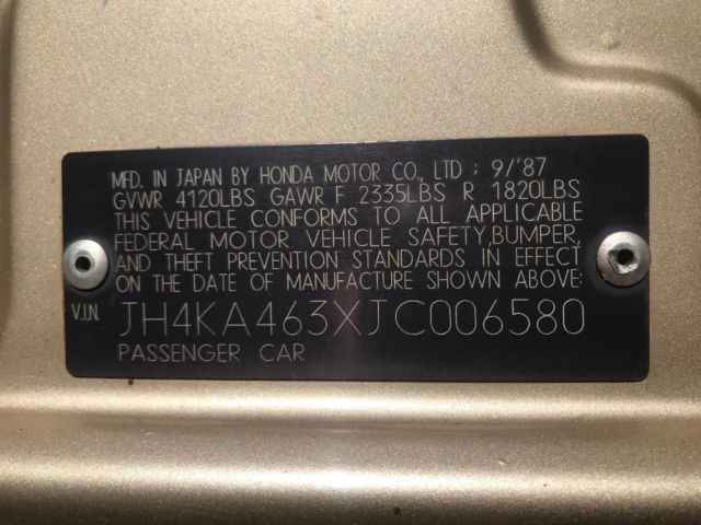 1988 Acura Legend L - photo 6