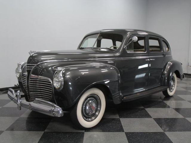 RARE PRE WAR CAR, 201 I6, SUICIDE DOOR, GOOD PAINT/BODY, FUN MOPAR, EXC VALUE! 1941 Plymouth Deluxe