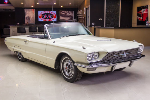 Rare Q-Code Convertible! Ford 428ci V8, C6 Automatic, PB, PS, Highly Optioned! 1966 Ford Thunderbird Convertible