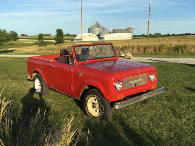 Rare Red '68 Scout With Removable White Top - Daily Driver 1968 International Harvester Scout