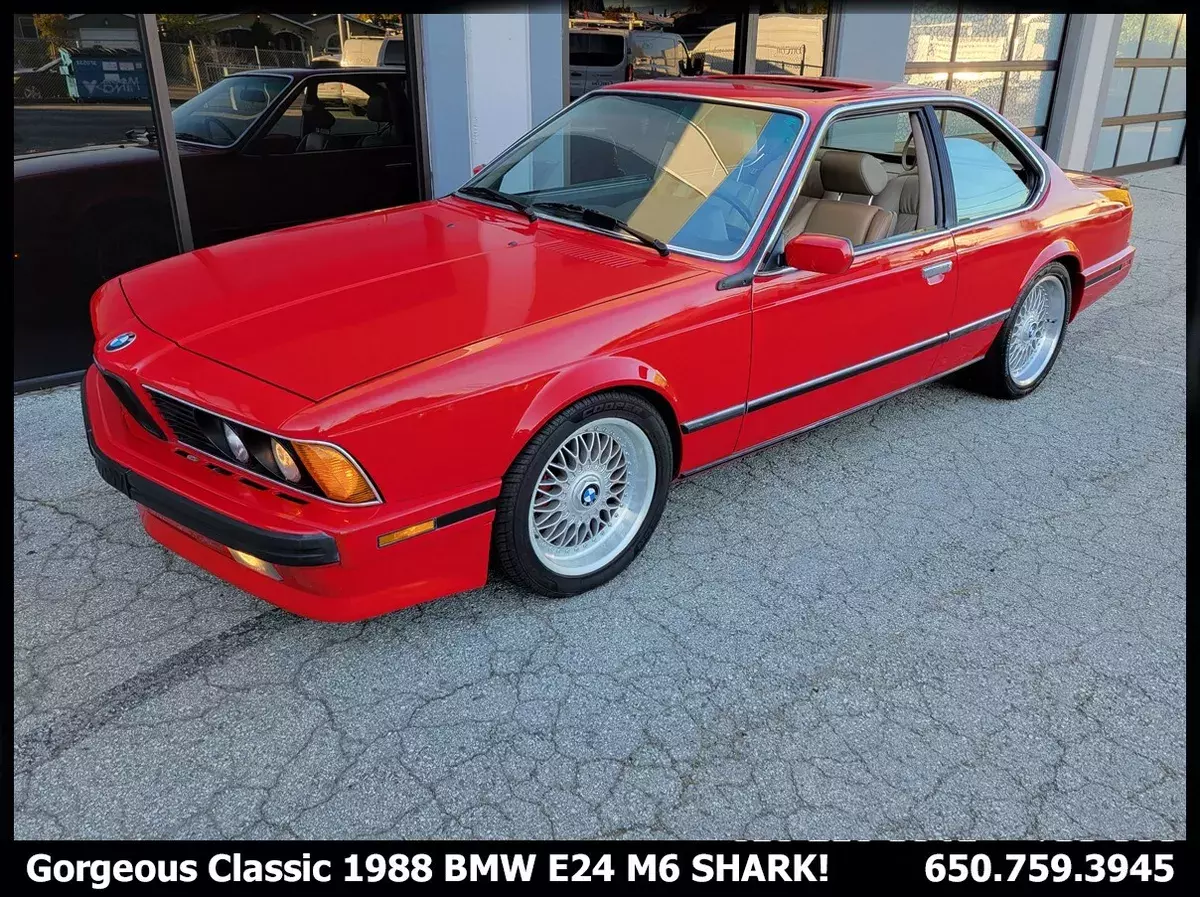 Rare Rust-Free Collectible Classic 1988 BMW E24 M6 SHARK! One of 2,000 Produced! 1988 BMW M6