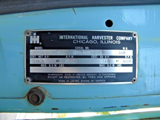 1973 International Harvester Scout II 4X4 Cab Top - photo 9