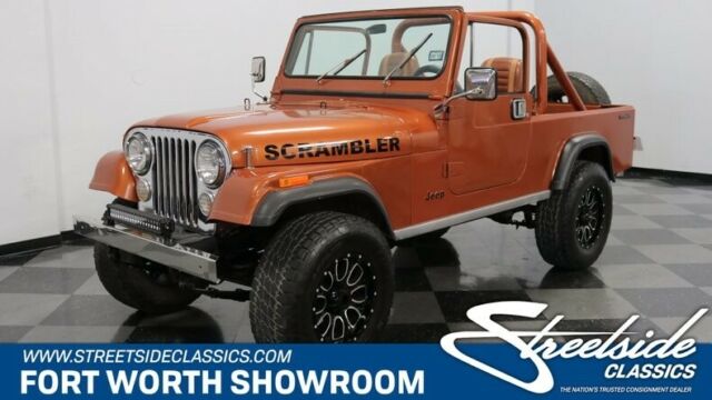 Rare Scrambler! 350 V8, 4 Speed Man, PS, Front Disc Brakes, 4X4! 1981 Jeep CJ Scrambler