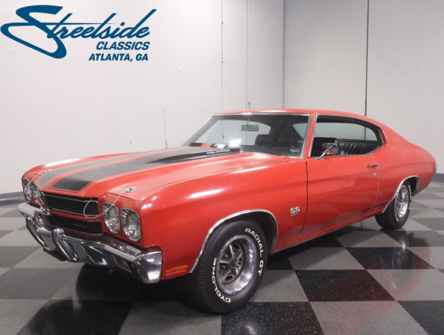 RARE SURVIVOR CHEVELLE 396 SS, NUMBERS L34, 4BBL, MUNCIE 4-SPEED, PWR FRNT DISC 1970 Chevrolet Chevelle SS 396