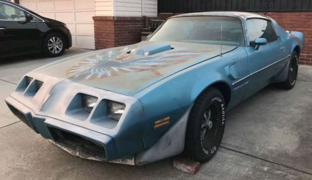 RARE! SURVIVOR Trans Am W/301 (4.9L), 4 Speed, Numbers Matching, Atlantis Blue 1979 Pontiac Firebird Trans Am
