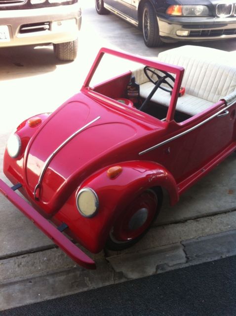 Rare VW Convertible Go Cart 1974 Volkswagen Beetle - Classic