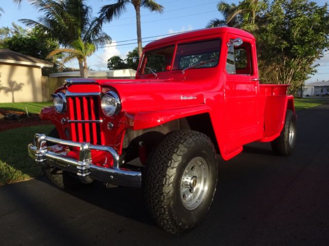 RARE Willys Pick-Up Truck 4x4, A/C, MINT, Original 6-226 Super Hurricane 1959 Willys Custom