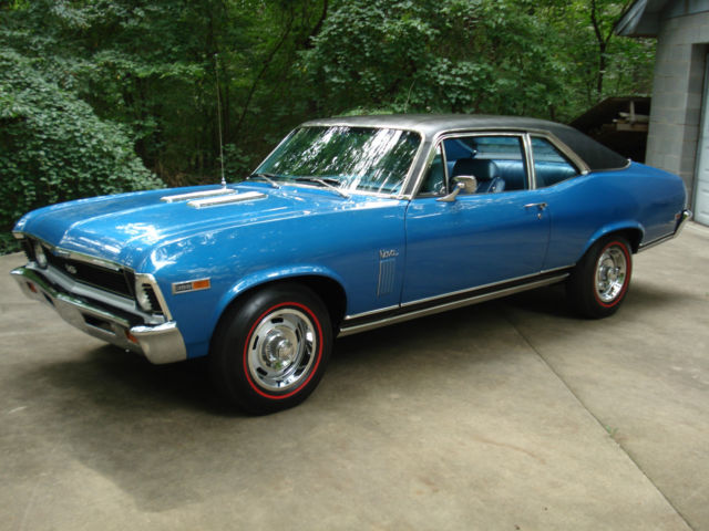 rare,highly optioned,meticulous correctly done car. 68,000 miles. 1969 Chevrolet Nova super sport 396-375