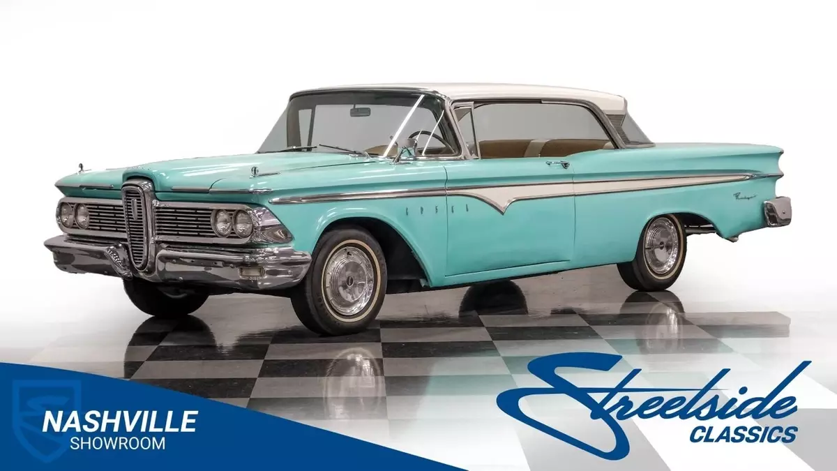 RARELY SEEN EDSEL HARDTOP, 292CI V8, AUTOMATIC, GREAT 50S COLORS, AWESOME FAMILY 1959 Edsel Ranger Hardtop