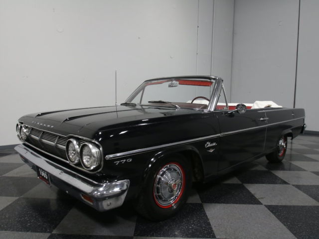 RARELY SEEN RAMBLER DROPTOP, SURVIVOR, 327 V8, AUTO, PWR STEERING/BRAKES/TOP!! 1965 AMC Rambler