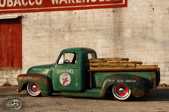 1952 Chevrolet C-10 Patina Lowered Pickup Truck - photo 13