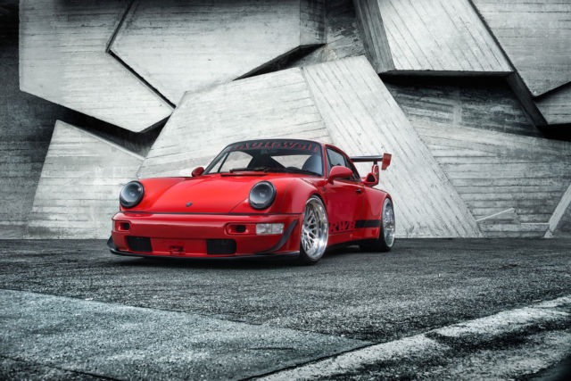 Rauh Welt RWB 1989 Porsche 911 964 Carrera 4 3.6L Turbo Widebody Coupe 1989 Porsche 911 Carrera 4 Coupe 2-Door