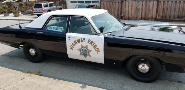 Re-Created California Highway Patrol Car 1971 Dodge Polara