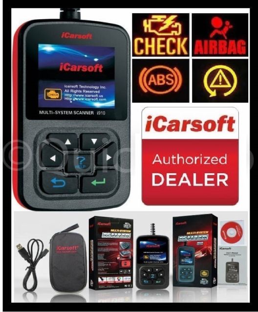Fits BMW MINI DIAGNOSTIC SCANNER TOOL AIRBAG ABS READER CODE SCAN iCarsoft i910 - photo 2