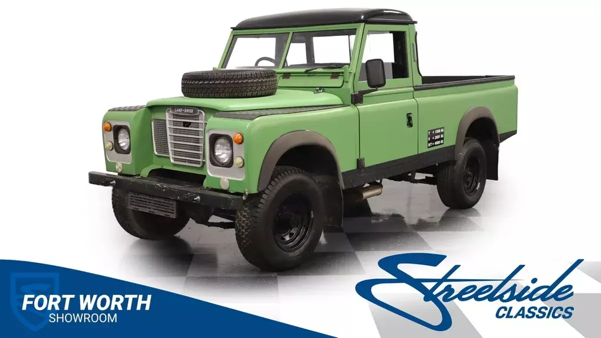 Ready For Adventure! 2.25L Inline 4 Gas, 4 Speed Manual, 4X4, Cool Rugged Pick U 1972 Land Rover Series III LWB Pickup