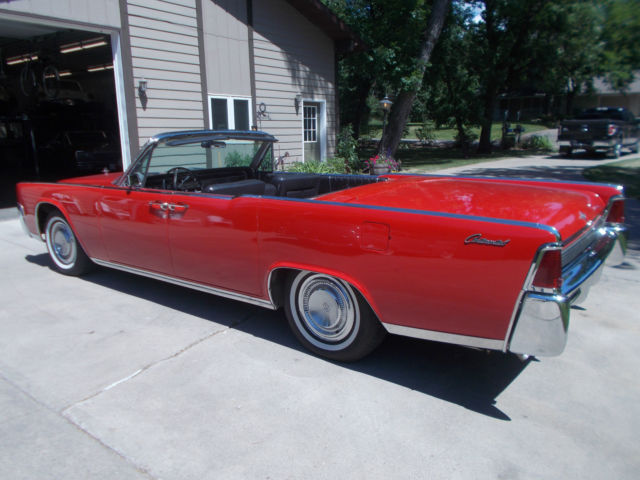 1964 Lincoln Continental 1964 RED/WHITE CONTINENTAL CONVERTIBLE - photo 10