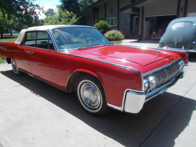 1964 Lincoln Continental 1964 RED/WHITE CONTINENTAL CONVERTIBLE - photo 5
