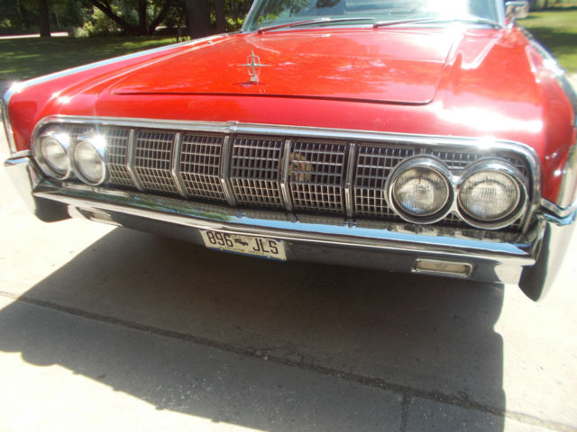 1964 Lincoln Continental 1964 RED/WHITE CONTINENTAL CONVERTIBLE - photo 6