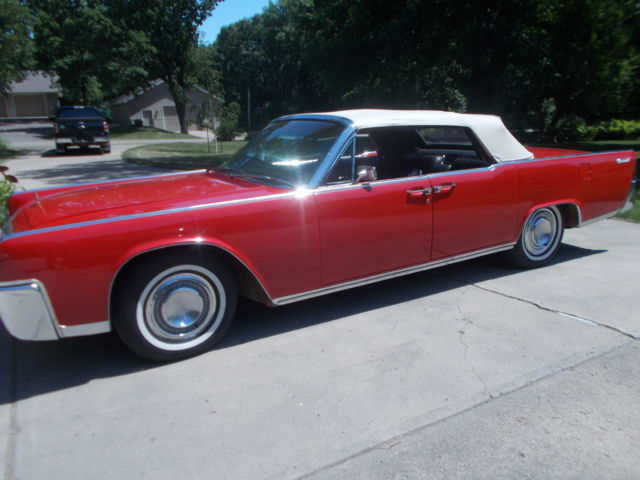 1964 Lincoln Continental 1964 RED/WHITE CONTINENTAL CONVERTIBLE - photo 7