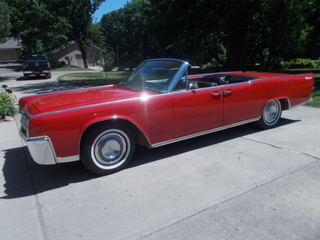 1964 Lincoln Continental 1964 RED/WHITE CONTINENTAL CONVERTIBLE - photo 9