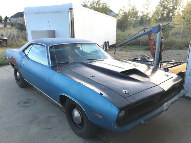 REAL 1970 Cuda 383 Console A/T with rare Elastomeric Front Bumper Option 1970 Plymouth Barracuda