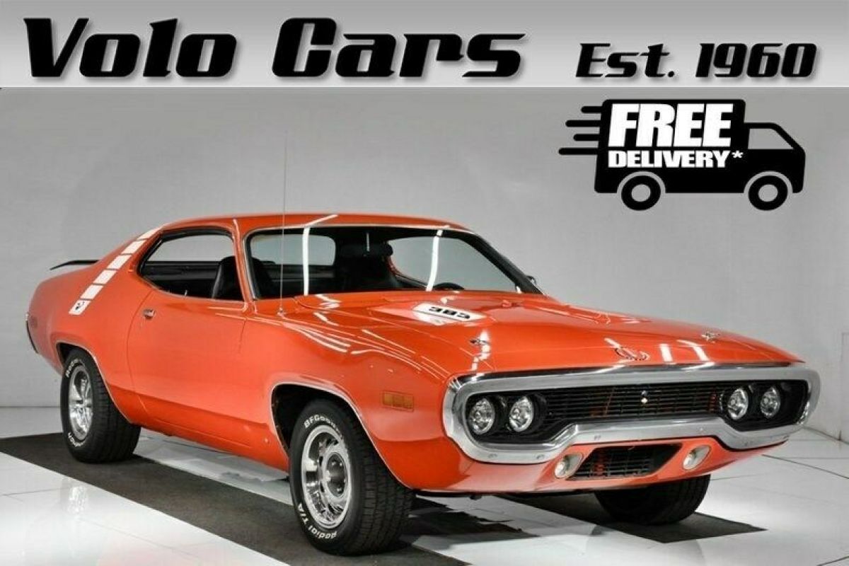 Real 383, 4 spd Road Runner! Great looking! 1971 Plymouth Road Runner
