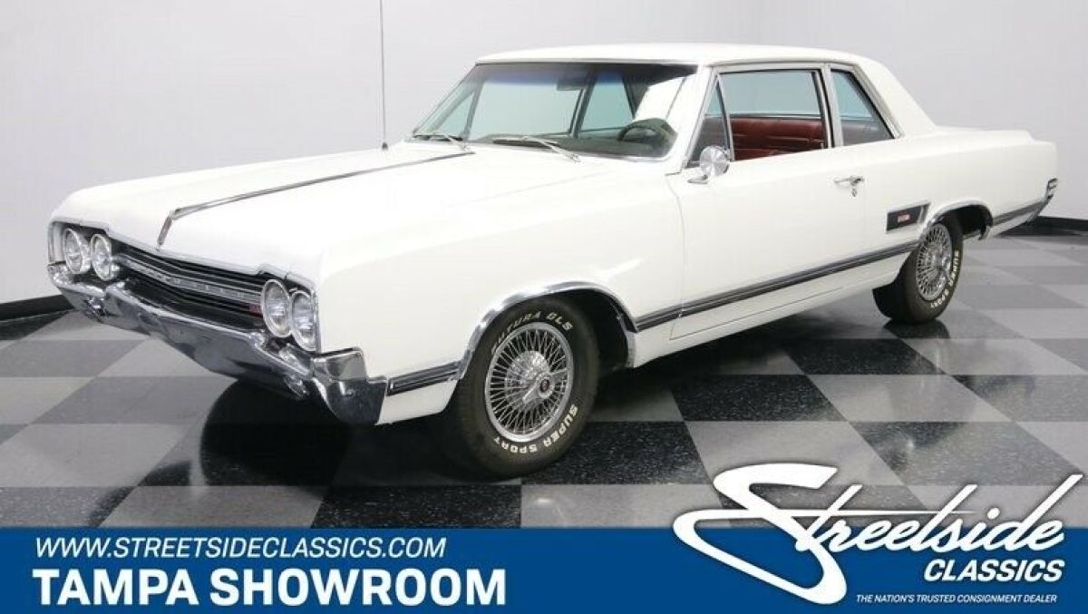 REAL 442 FACTORY CORRECT COLOR YEAR CORRECT 400 V8 CLEAN INTERIOR R-12 A/C 1965 Oldsmobile Cutlass 442