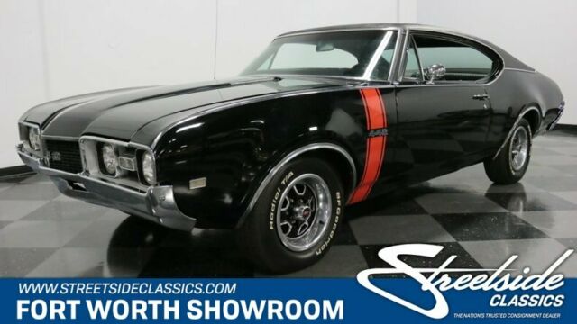 Real 442, Numbers Match 400 V8, Auto, Cold A/C, Black, Runs Great 1968 Oldsmobile 442 --