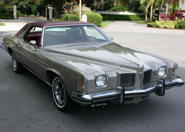 REAL 455 - CLONED TO BUCKET SEAT SJ - 1973 Pontiac Grand Prix SJ - 25K ORIG MI 1973 Pontiac Grand Prix SJ CLONE - REAL 455 V-8 - 25K MI