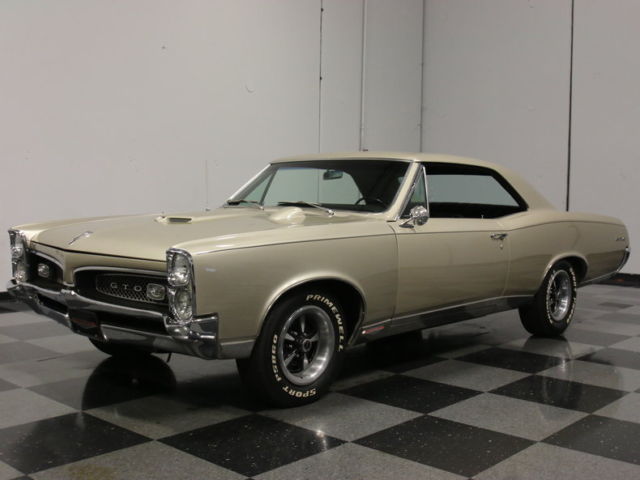 REAL CODE 42 GTO, 400 V8, AUTO, 12-BOLT, R134 A/C, POWER STEERING AND BRAKES!! 1967 Pontiac GTO