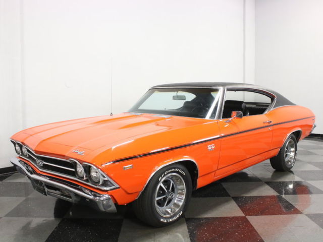 REAL DEAL SS396! FACTORY HUGGER ORANGE, 350HP 396 V8, BUCKETS/CONSOLE, VERY NICE 1969 Chevrolet Chevelle