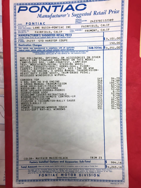 1968 Pontiac GTO - photo 13