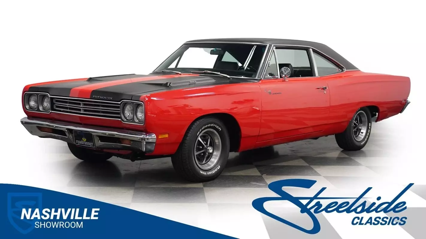 REAL RM ROAD RUNNER, NUMBERS MATCHING 383CI V8 AND TRANS, FACTORY AIR, BEEP BEEP 1969 Plymouth Road Runner