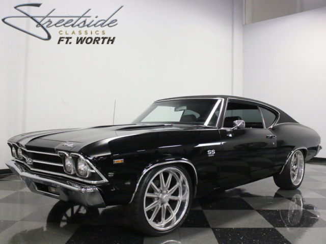 REAL SS396 W/ MATCHING #'S 396 V8, AUTO, AC, CORRECT TUXEDO BLACK, WARRANTY CARD 1969 Chevrolet Chevelle