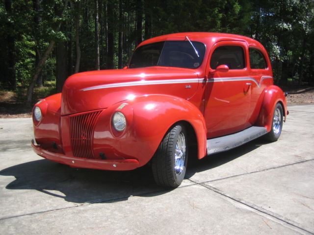 Real Steel Street Rod - Everything Functional - Ready for Spring Cruising 1940 Ford Two Door Sedan Standard