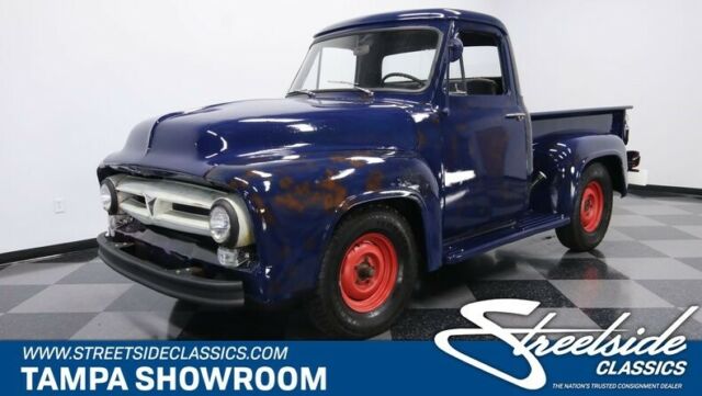 REBUILT INLINE 6 3 ON THE TREE COOL PATINA PAINT JOB BUDGET FRIENDLY TRUCK 1953 Ford F-100 Patina