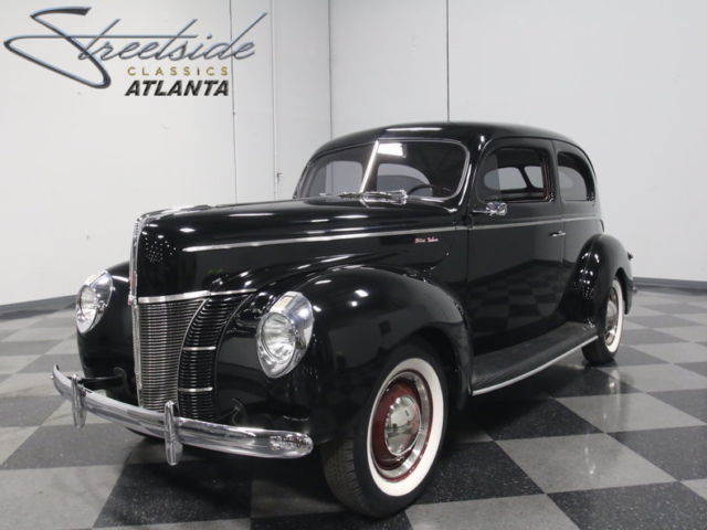 RECENTLY RESTORED '40, BEAUTIFUL PAINT/INTERIOR, STRONG FLATHEAD V8, 12-VOLT! 1940 Ford 2 Door Sedan