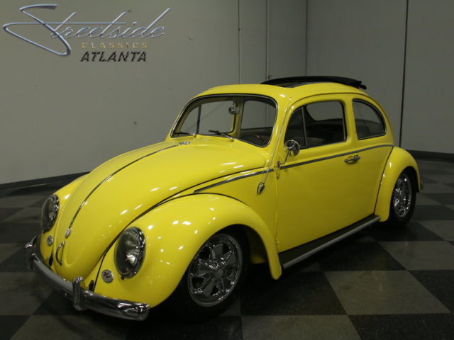 RECENTLY RESTORED BEETLE, ROLLBACK-ROOF, STRONG 1641 CC FLAT 4, 4-SPEED, CLEAN!! 1960 Volkswagen Beetle - Classic