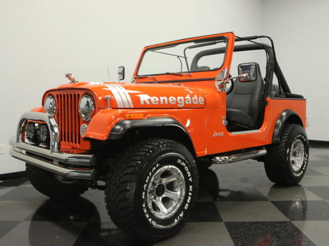 RECENTLY RESTORED CJ7, 258 I6, AUTO, PS, PB W/FRNT DISC, NEW TOP, RUGGED & READY 1985 Jeep CJ7 Renegade